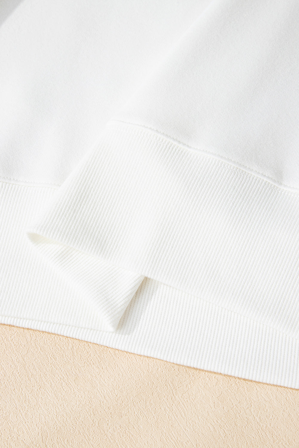 Beau Blue Colorblock Snap Buttons Pullover Sweatshirt