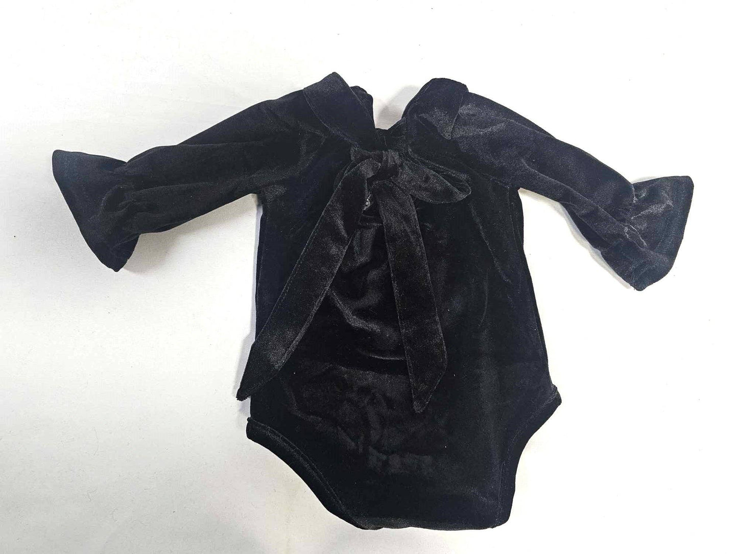 Merigold Kiss - MK145 Baby Santa Velvet Onesie - Black