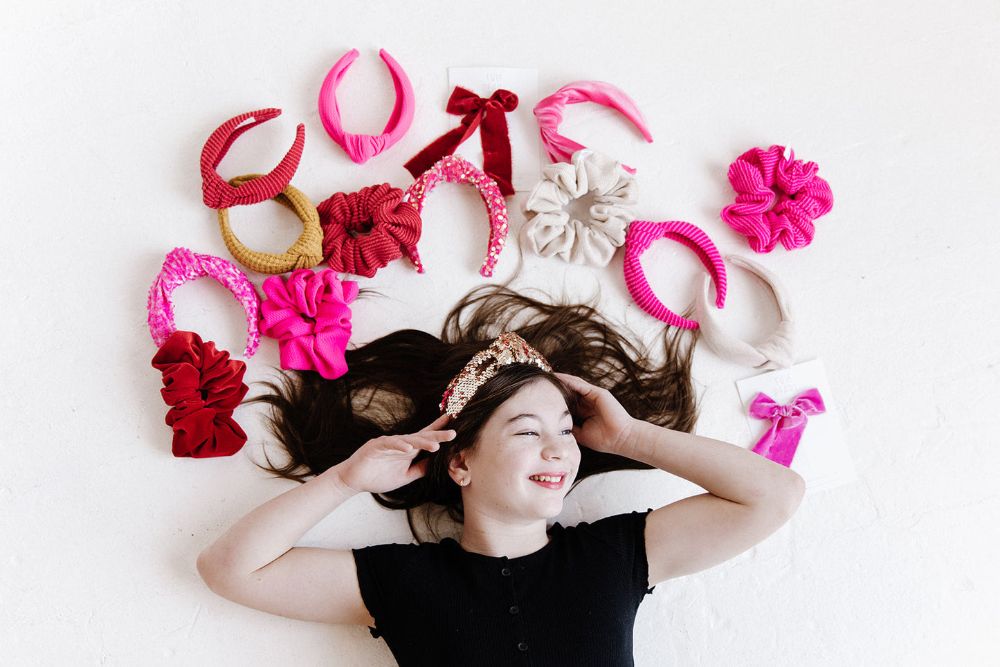 Hot Pink Ribbed Oversized Scrunchy