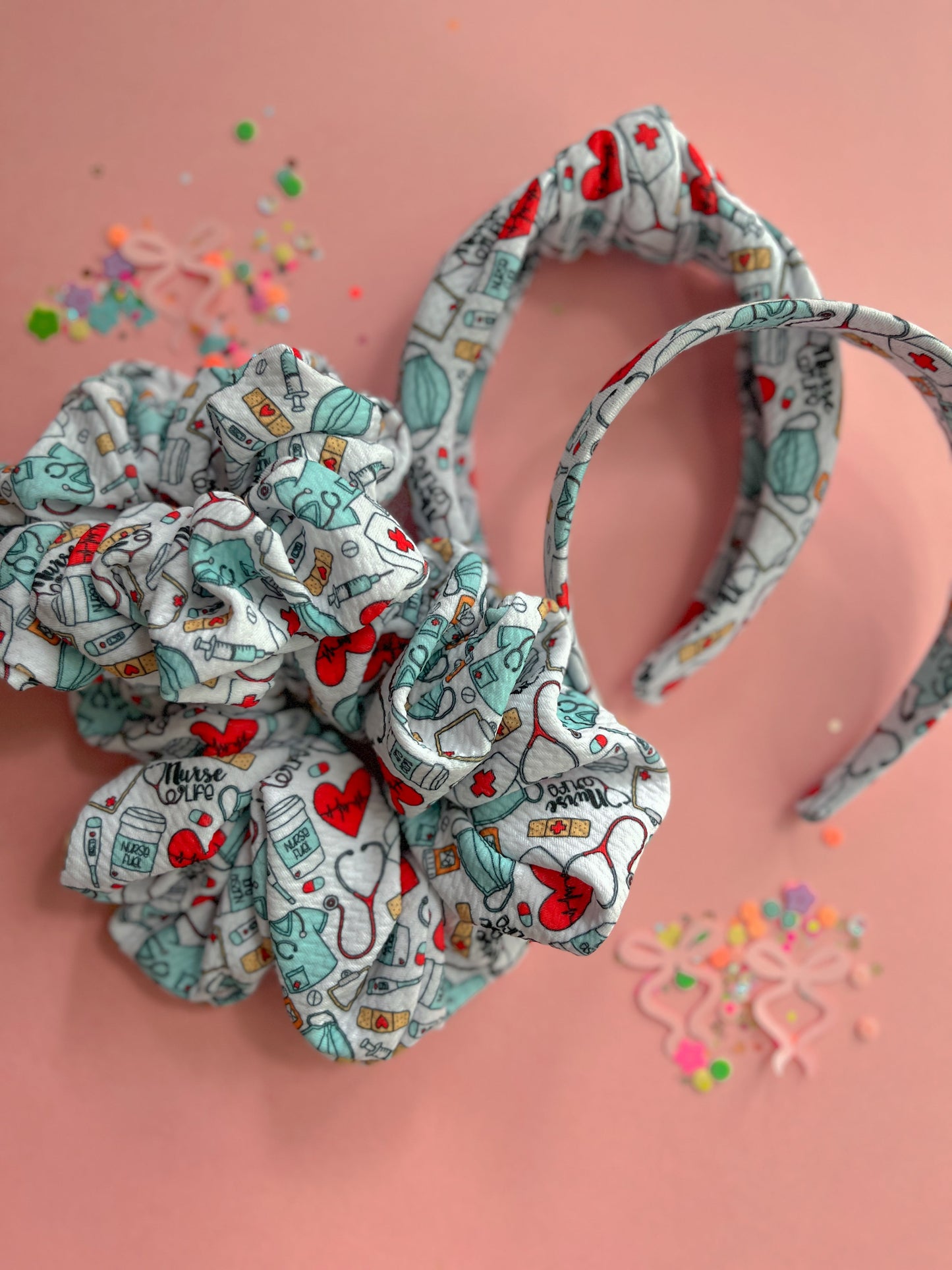 Nurse Life Oversized Scrunchy