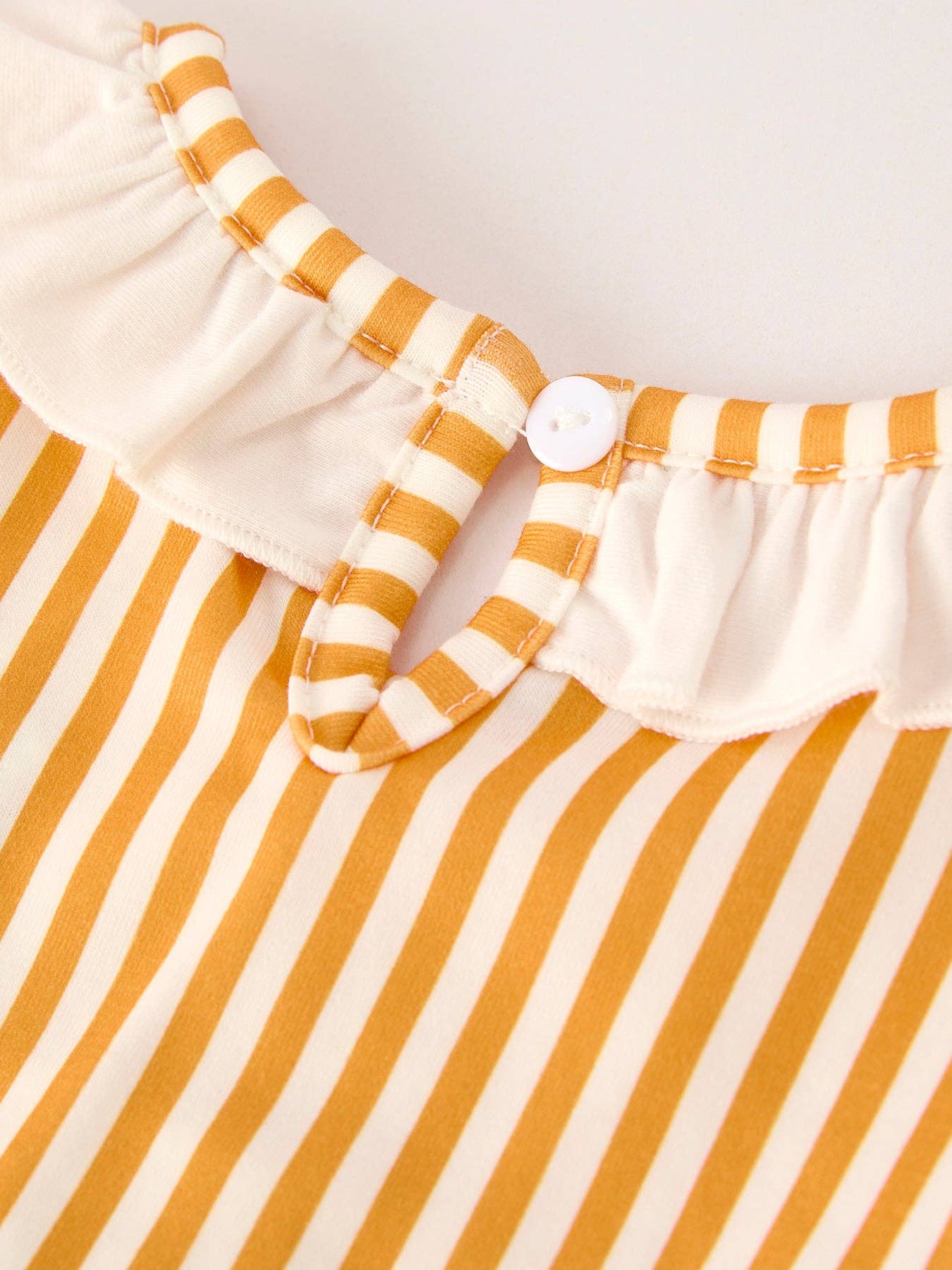 Rylee Faith Designs - Fall Orange Pumpkin Smock Embroidery Baby Girl Dress