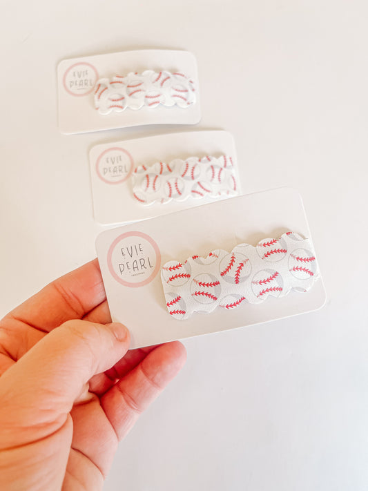 Single Baseball Snap Clip