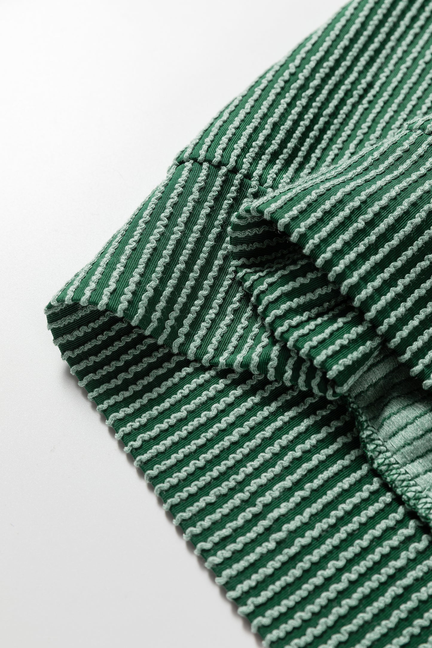 Red Twisted Rib MERRY Loose Long Sleeve Top