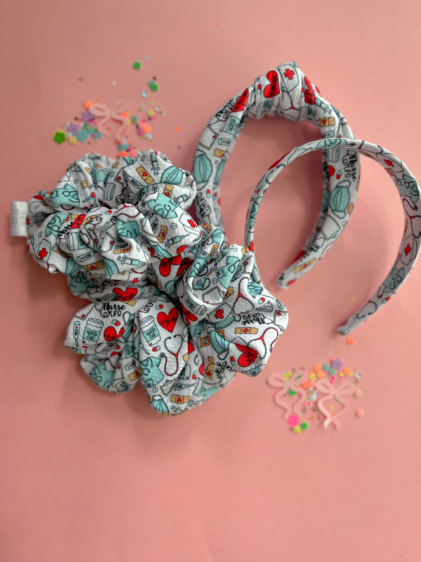 Nurse Life Oversized Scrunchy