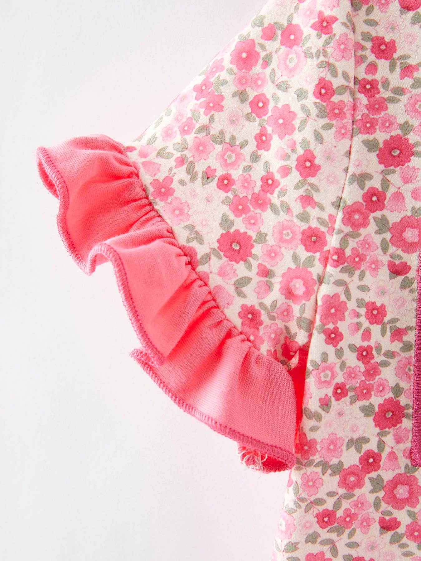 Rylee Faith Designs - Football Bow Smock Embroidered Girls Ruffle Outfit Set