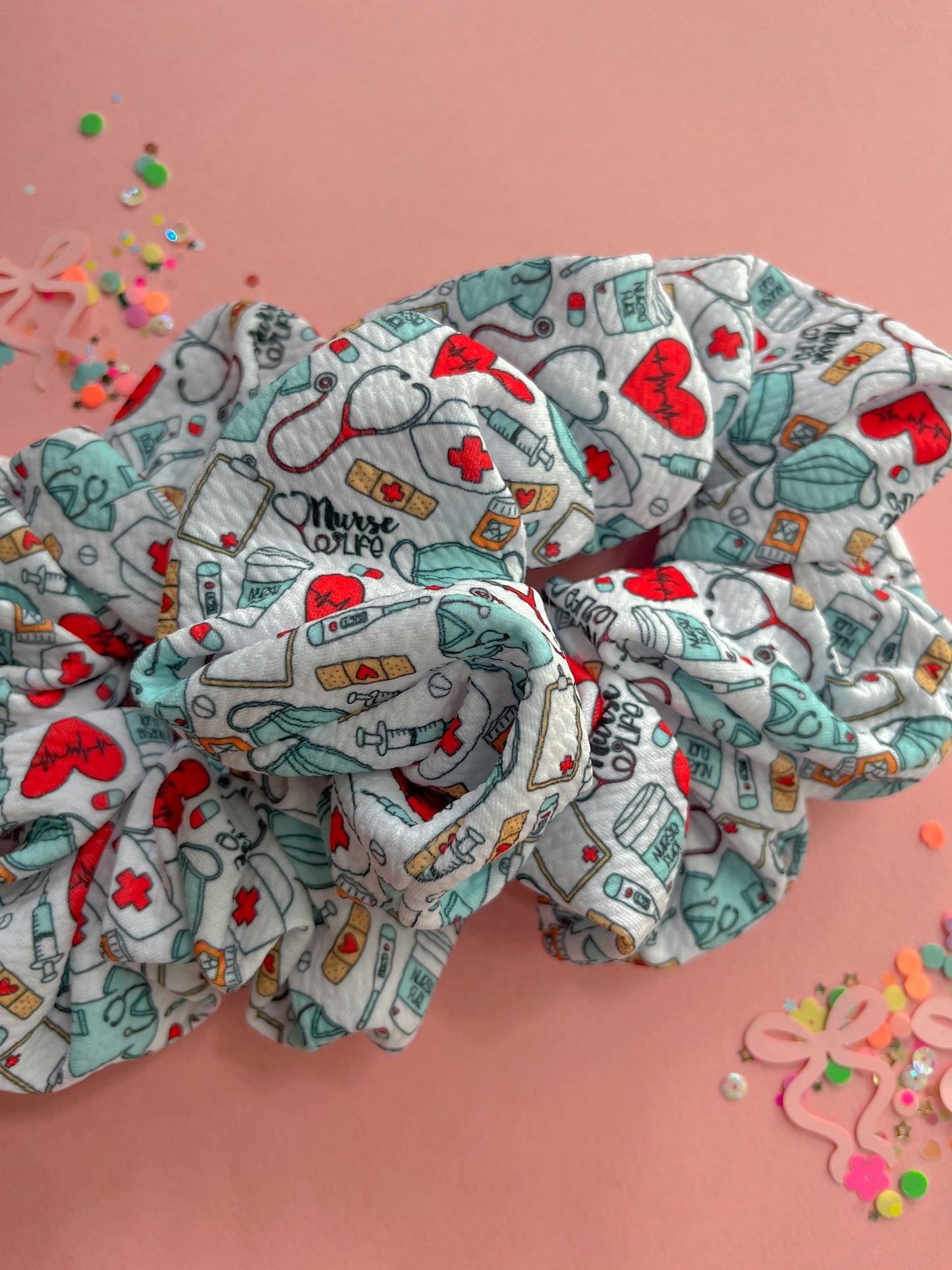 Nurse Life Oversized Scrunchy