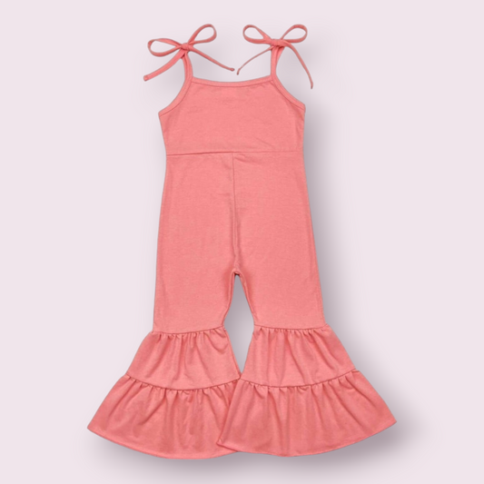 Pink Bell Pant Jumpsuit