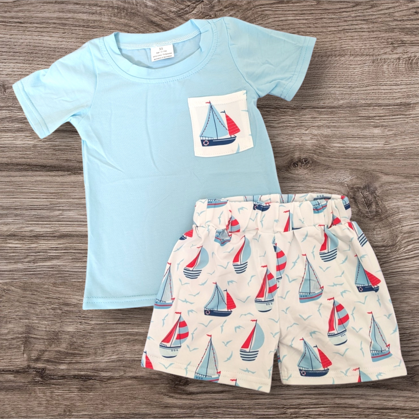 Sail Away Shorts Set