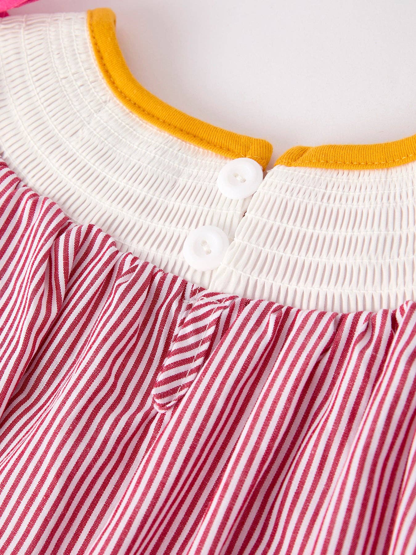 Rylee Faith Designs - Rooster Smock Embroidered Girls Dress