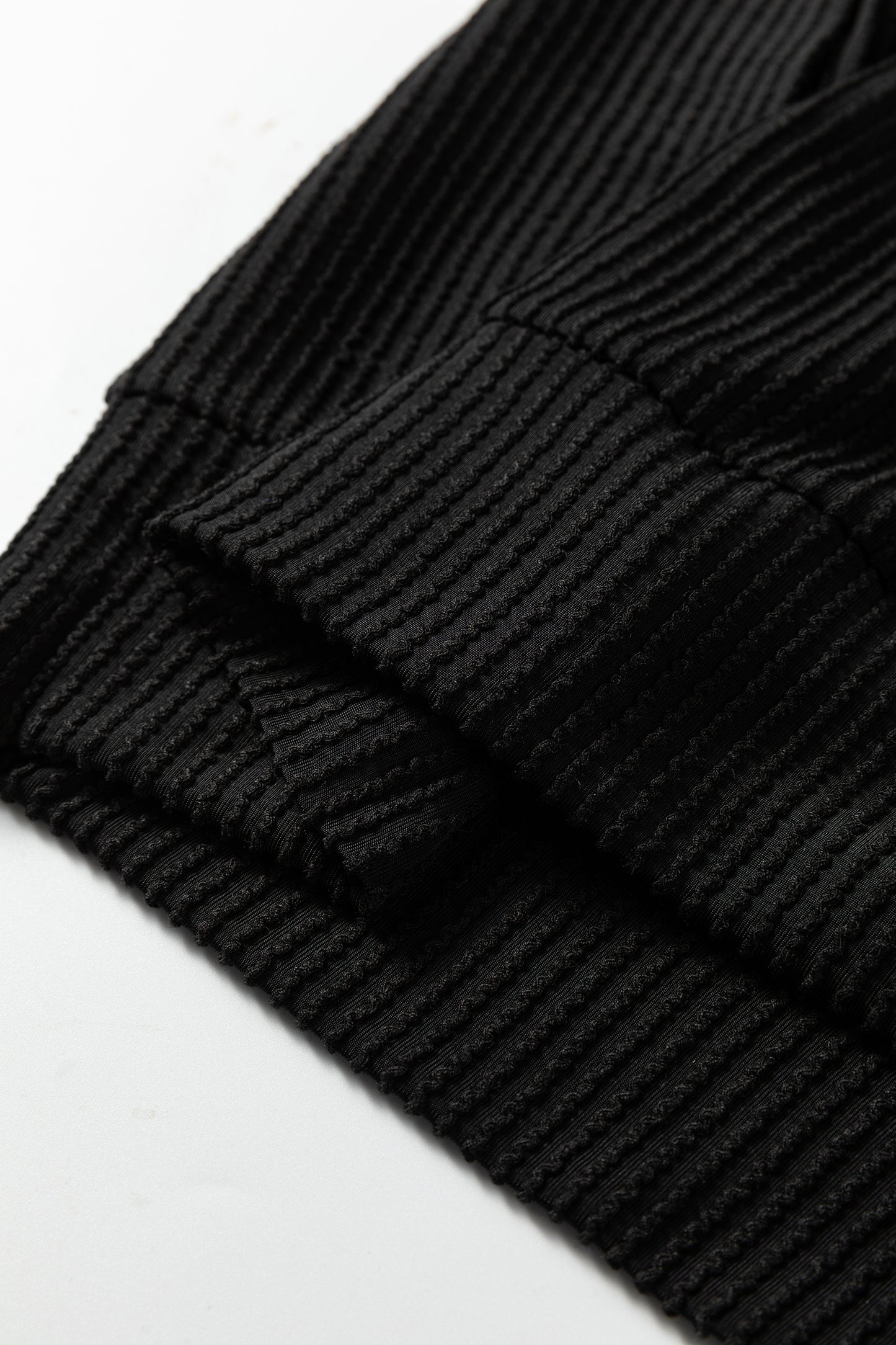 Red Twisted Rib MERRY Loose Long Sleeve Top