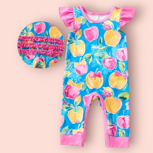 A+ Apples Romper